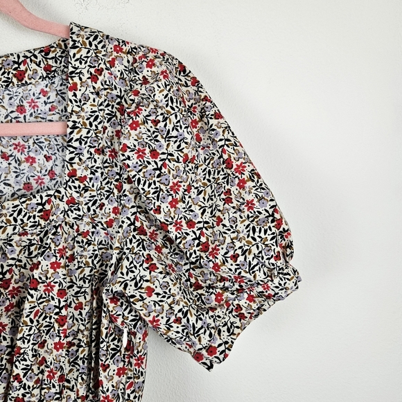 Free People Heartlands Maxi Dress in Ivory Combo Size Small - Picture 5 of 11